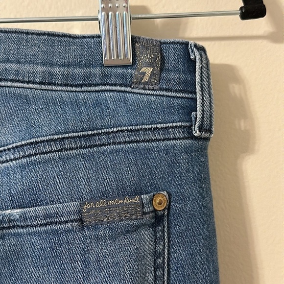 7 For All Mankind Blue Women's Jeans - Picture 6 of 8
